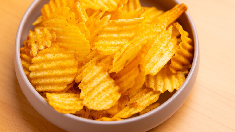 potato chips with grilled chicken flavors