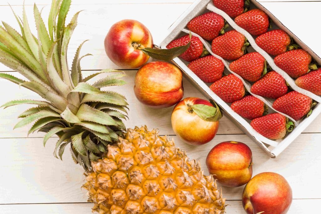 strawberry pineapple flavor; perisa nanas stroberi