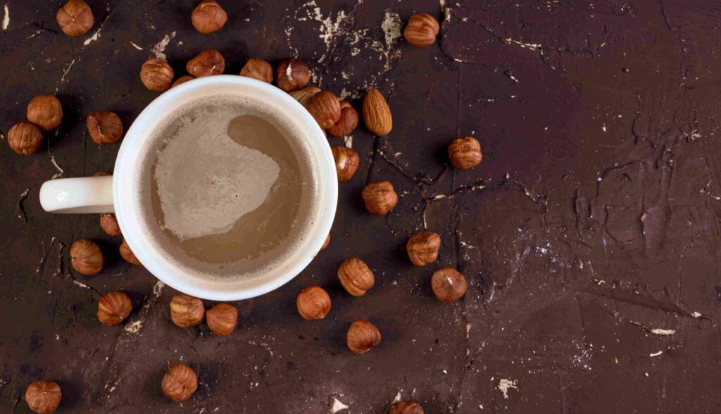 perisa hazelnut kopi; hazelnut coffee flavor
